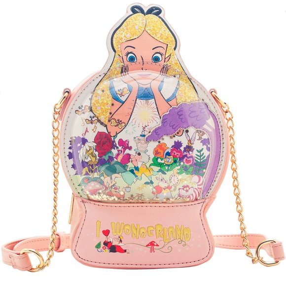 Danielle Nicole Handbags - Disney Alice in Wonderland Snow Globe Crossbody